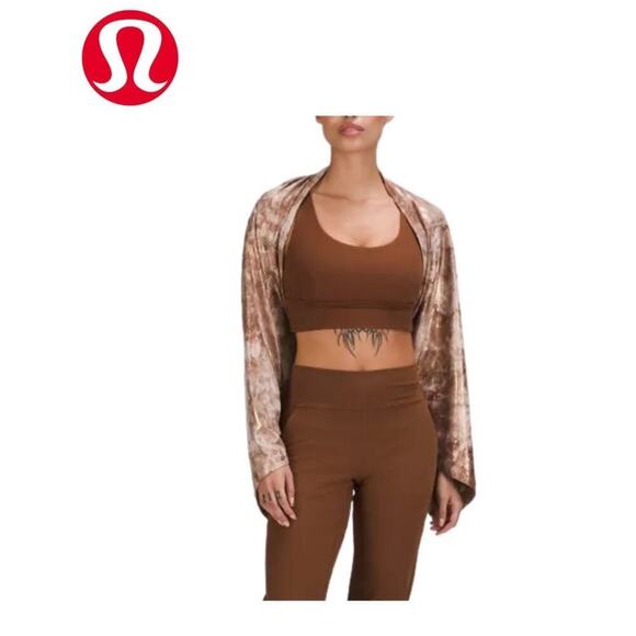 Lululemon Women's Customizable Snap Scarf - Shine Rose Gold - Picture 5 of 16